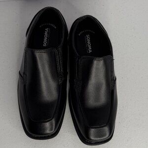 Sonoma Boys Black Slip-On Dress‎ Shoes – Size 13 Medium